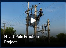 HT/LT pole erection project preview